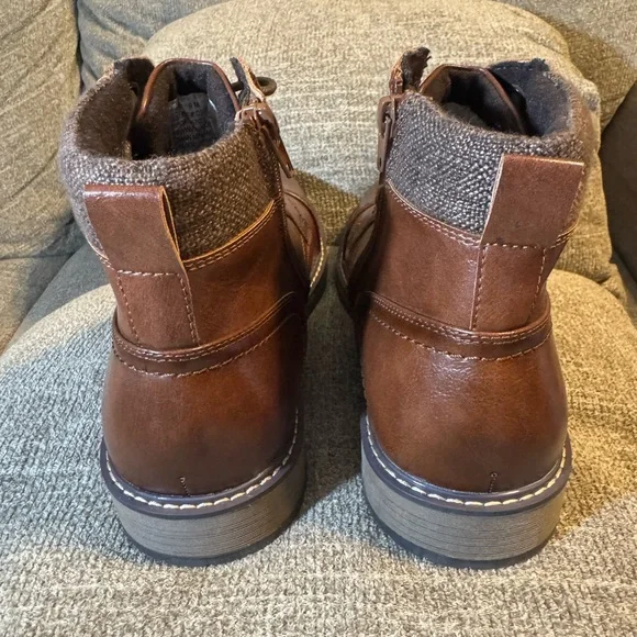 Men's Ashford Hayes Cade Brown Leather Boots Size 9 - Picture 5 of 8